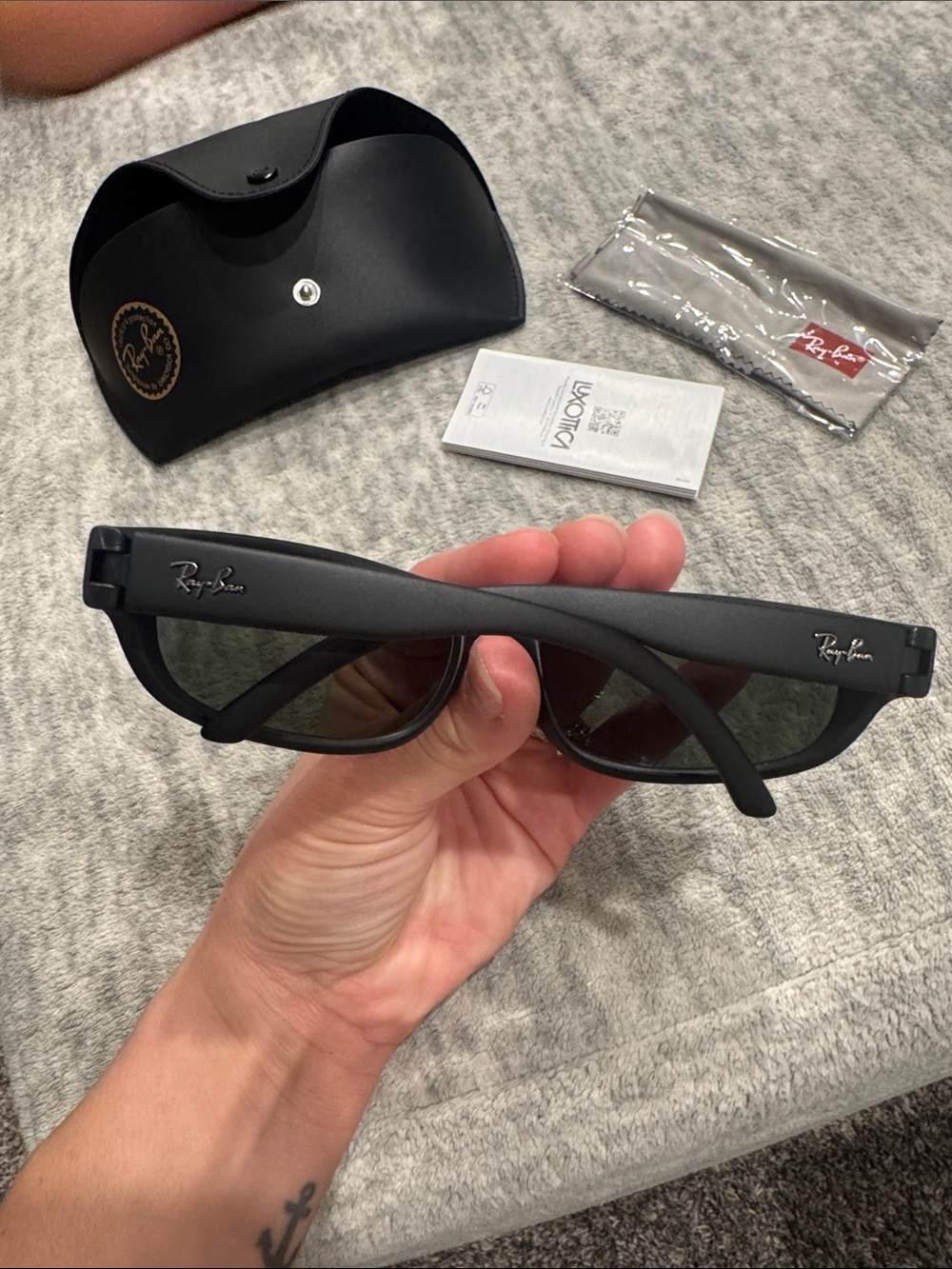 Men’s Ray-Ban 60mm Predator Polarized Wrap Glasses - Picture 5 of 7